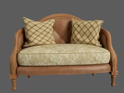 classic sofa Free 3D model get