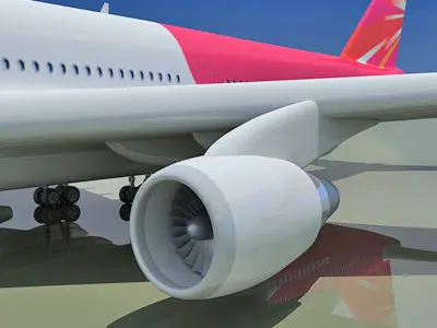 Hong Kong Airlines 3D model