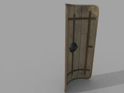 Roman Scutum Shield 3D model