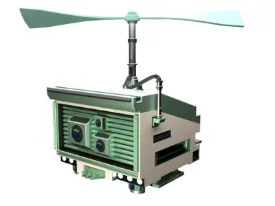 Drone  Helicopter 3D model