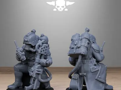 GrimGuard Flamers 3D print model