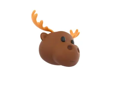 Prop145 Moose Head 3D model