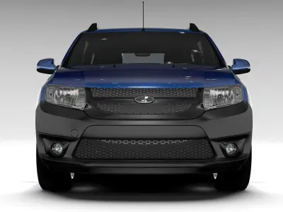 Lada Largus 2016 3D model