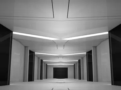 Sci Fi Interior 3D model 88