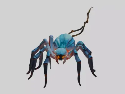 Fantasy Spider 3D Game Ready Printable Design 3D model