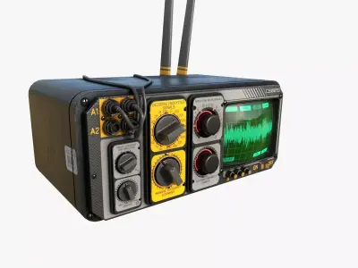 FrequencyForge Console Low-poly 3D model