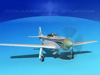 P-51 Mustang Sport V01 3D model