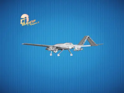 Bayraktar TB2 UAV 3D print model