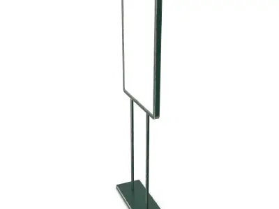 Street Advertising Billboard 09 Low-poly 3D model