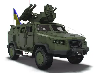 Kozak 2M1 Starstreak 2022 3D model