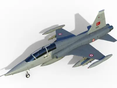 F-5B Freedom fighter 3D model