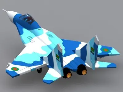 Mikoyan Mig-29 Low-poly 3D model