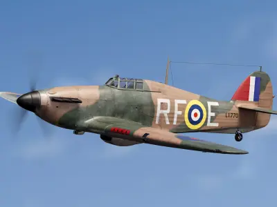 Hawker Hurricane MkI  3D model