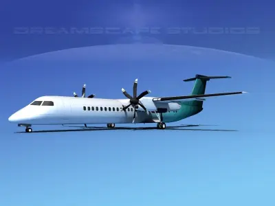 Dehaviland DHC-8 400 Corporate 4 3D model