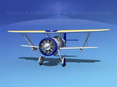 Curtiss F-11-C2 Goshawk V03 3D model