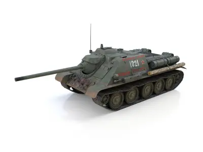 SU-85 - 1021 3D model