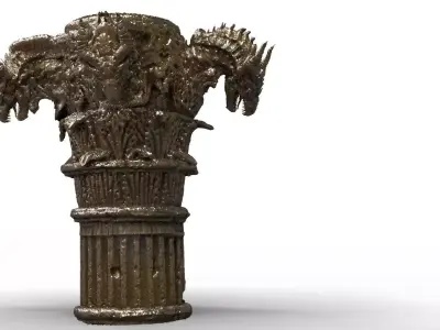 Dragon Pillar 3D model