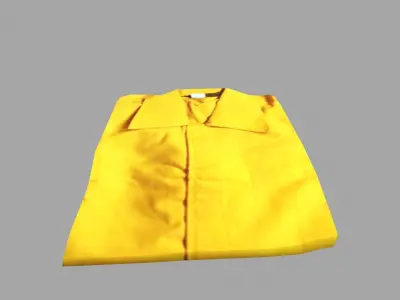 Yellow Shirt Low-poly 3D model