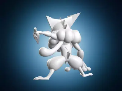 Ninja Frog Warrior Action Miniature 3D print model