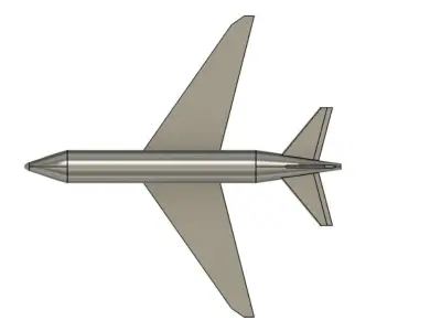 Basic Aircraft V1 3D print model
