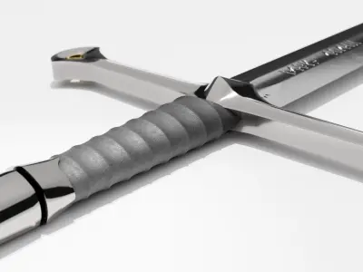 Anduril sword 3D model