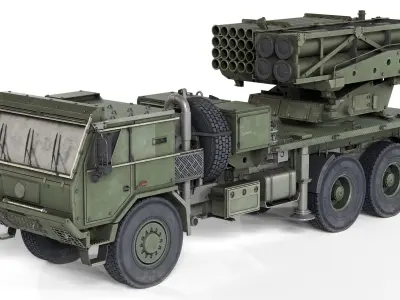 10 Military Vehicles Collection V3 Low-poly 3D model