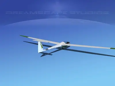 Glaser Dirks DG-200 15-metre Sailplane V06 3D model