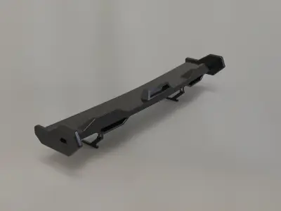 spoiler bm 2 sport part auto tuning 3D model