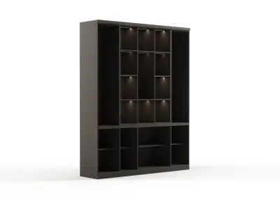 Modern Office High Cabinet File 3 For Director  Free 3D model