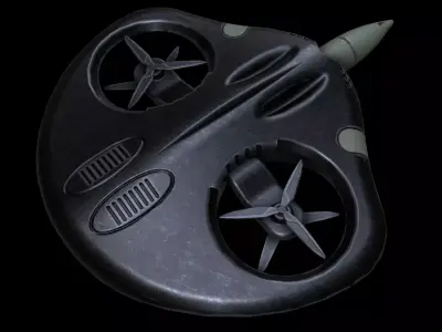 Manta Ray Suicide Drone  3D model