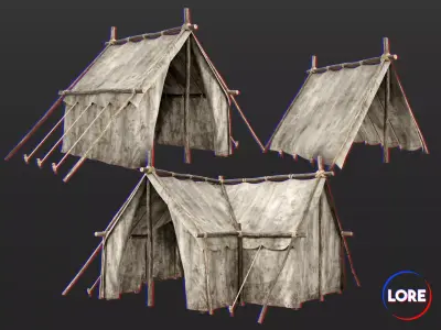 Medieval Collection Crude Tents 