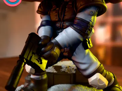 Solid Snake - Funko Figure from Metal Gear Game 3D print model