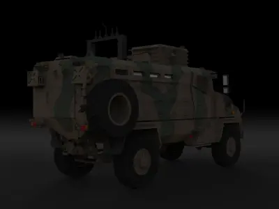 BMC - Kirpi Mrap Low-poly 3D model