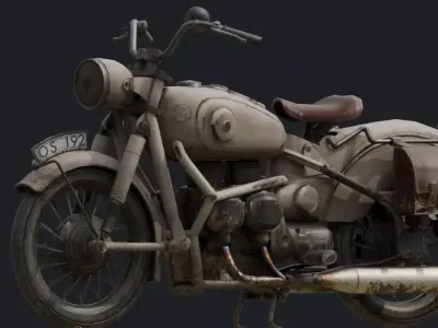 Motorcycle 3D model