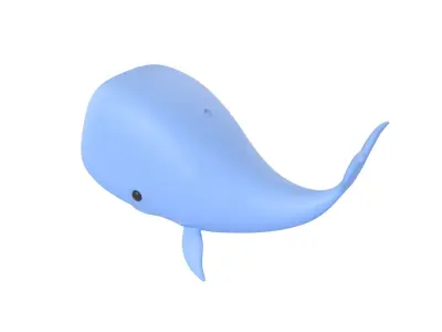 Character039 Whale 3D model