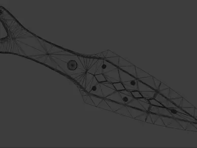Kunai from Apex Legends Low-poly 3D model