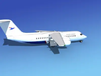 BAe 146-300 Atlantic Air 3D model