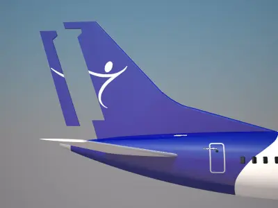 Aercap 737 Boeing 737 max 10 3D model