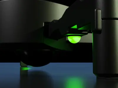 Drone - stylish clean futuristic 3D model