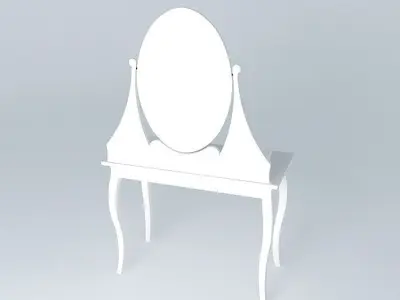HEMNES vanity table Free 3D model