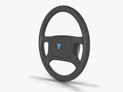 Tofas Steering Wheel Low-poly 3D model
