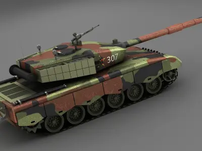 ZTZ96 Type96 Type85 MBT 96Tank NORINCO 3D model