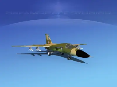 General Dynamics F-111 Aardvark V06 3D model