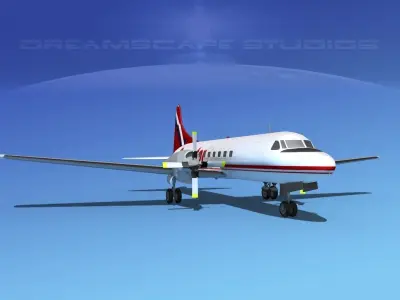 Convair CV-580 Purolator 3D model