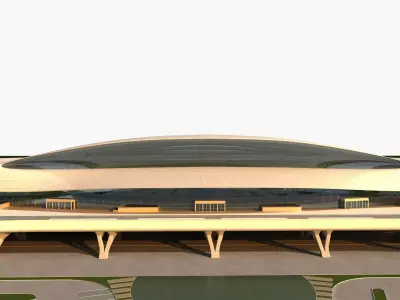 Airport Terminal 3D model