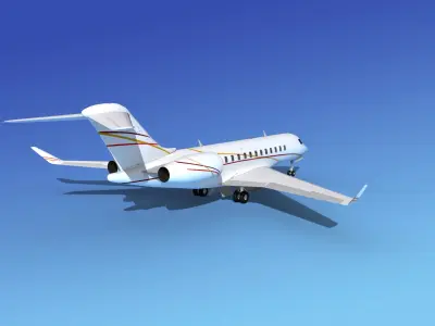 Global Express XRS V11 3D model