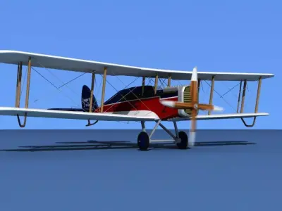 Airco DH-4 London Air Transport 3D model