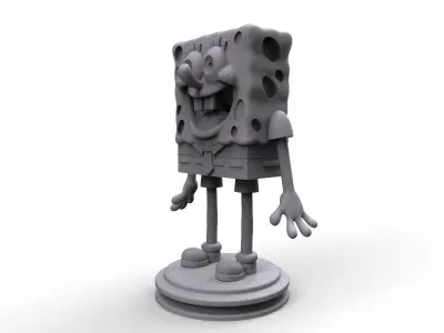 Spongebob squarepants standstill version Free 3D print model