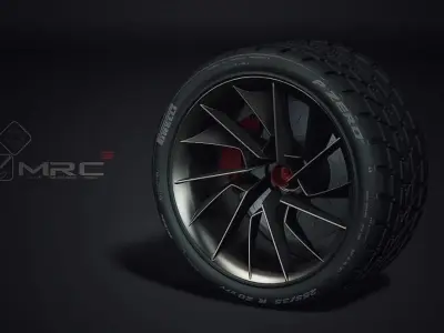 Blade Rim Low-poly 3D model