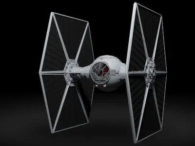 Star Wars Imperial Tie Fighter Free 3D model